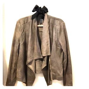 Faux suede Moto jacket like new perfect condition